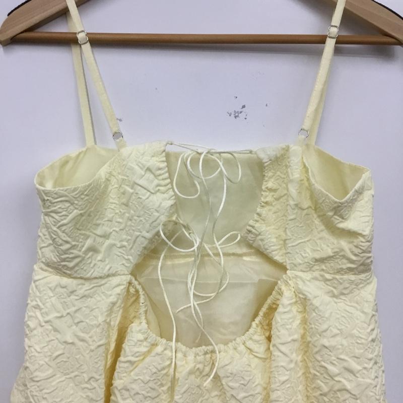 フーズフーギャラリー WHO S WHO gallery キャミソール キャミソール タグ付 FREE 無地 黄 / イエロー / yellow レディース USED 古着 中古 10156147