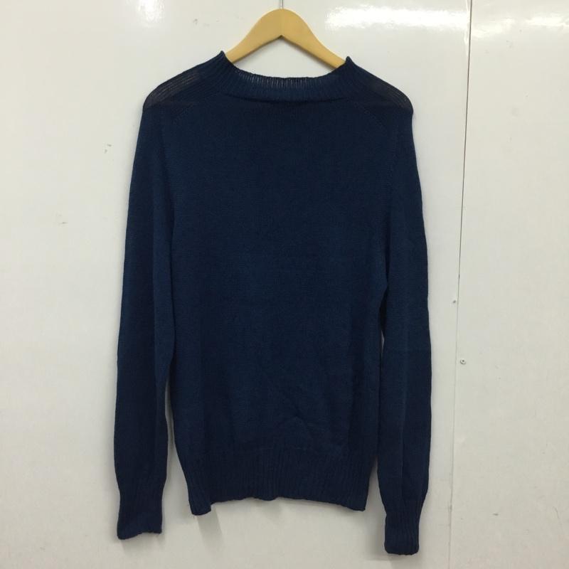マーガレットハウエル MARGARET HOWELL ニット、セーター 長袖 M 無地 青 / ブルー / blue レディース USED 古着 中古 10156155
