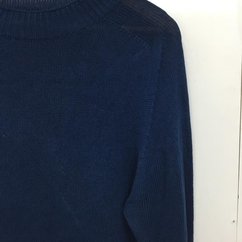 マーガレットハウエル MARGARET HOWELL ニット、セーター 長袖 M 無地 青 / ブルー / blue レディース USED 古着 中古 10156155