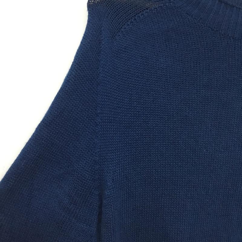 マーガレットハウエル MARGARET HOWELL ニット、セーター 長袖 M 無地 青 / ブルー / blue レディース USED 古着 中古 10156155