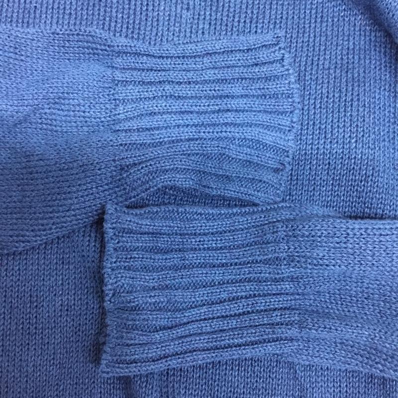マーガレットハウエル MARGARET HOWELL ニット、セーター 長袖 M 無地 青 / ブルー / blue レディース USED 古着 中古 10156155