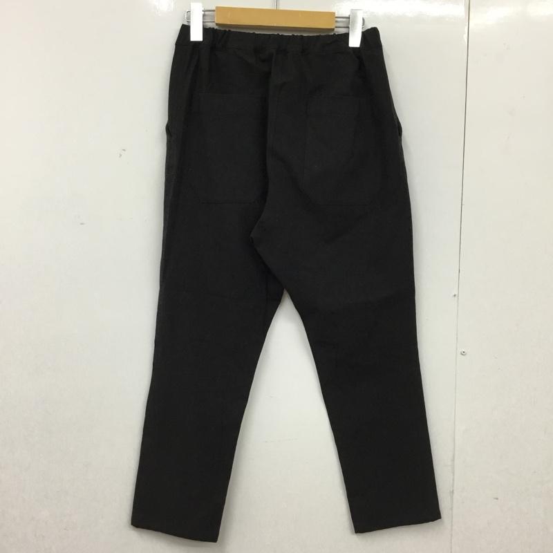 トラバイユマニュアル TRAVAIL MANUEL パンツ スラックス M 無地 黒 / ブラック / black レディース USED 古着 中古 10156158