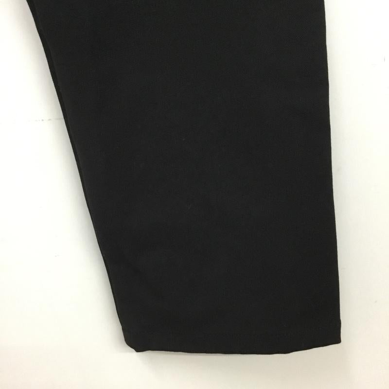 トラバイユマニュアル TRAVAIL MANUEL パンツ スラックス M 無地 黒 / ブラック / black レディース USED 古着 中古 10156158