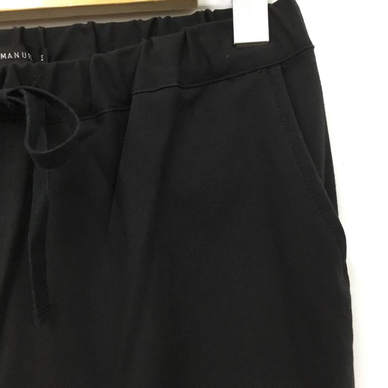 トラバイユマニュアル TRAVAIL MANUEL パンツ スラックス M 無地 黒 / ブラック / black レディース USED 古着 中古 10156158
