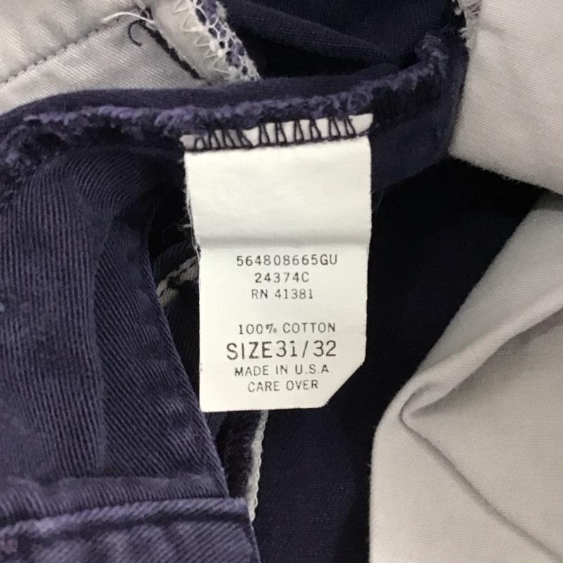 ダブルアールエル RRL パンツ チノパン チノパン ワイドパンツ カジュアルパンツ 31インチ 無地 紺 / ネイビー / navy メンズ USED 古着 中古 10156159