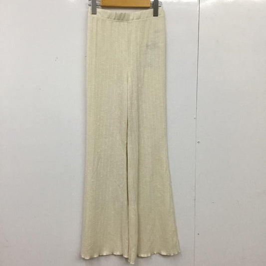 カスタネ Kastane パンツ スラックス KAZ1051402A0003 FREE 無地 アイボリー / アイボリー / レディース USED 古着 中古 10156160