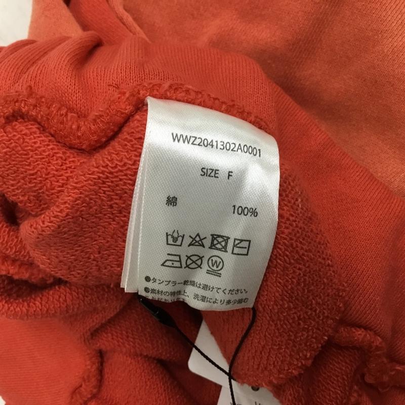 フーズフーギャラリー WHO S WHO gallery ボトムス ボトムス スウェットパンツ KOOKYM タグ付 FREE 無地 橙 / オレンジ / orange レディース USED 古着 中古 10156163