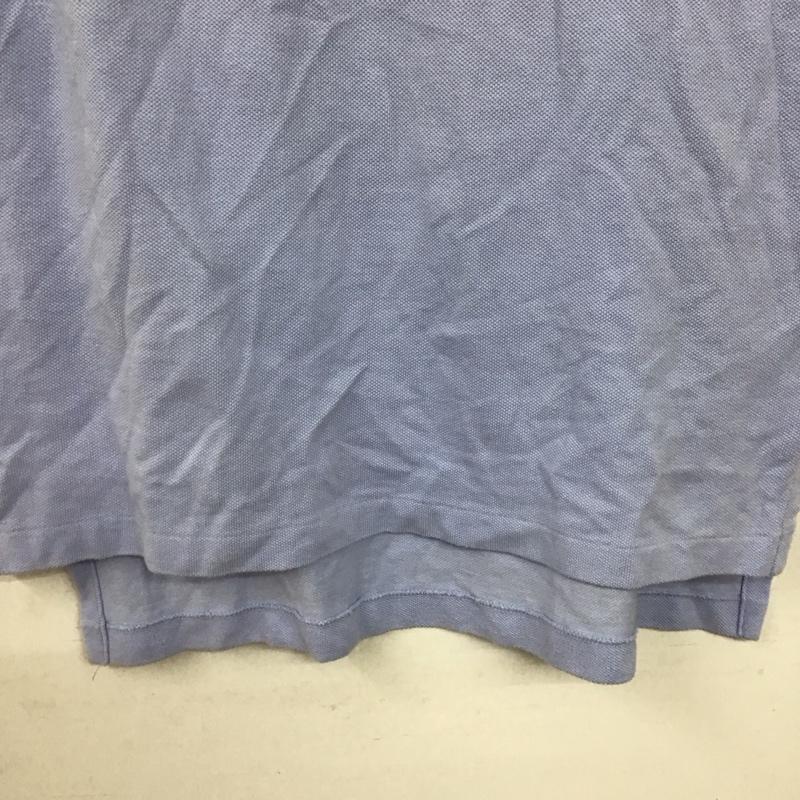 ポロラルフローレン POLO RALPH LAUREN ポロシャツ 半袖 半袖ポロシャツ カラーシャツ 半袖カットソー XS ロゴ、文字 水色 / ライトブルー / メンズ USED 古着 中古 10156166