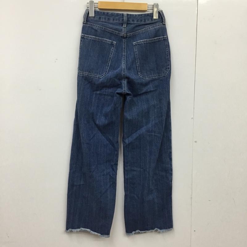 ムルーア MURUA パンツ デニム、ジーンズ 011742400101 LACEUPDENIMパンツ S 無地 水色 / ライトブルー / レディース USED 古着 中古 10156167