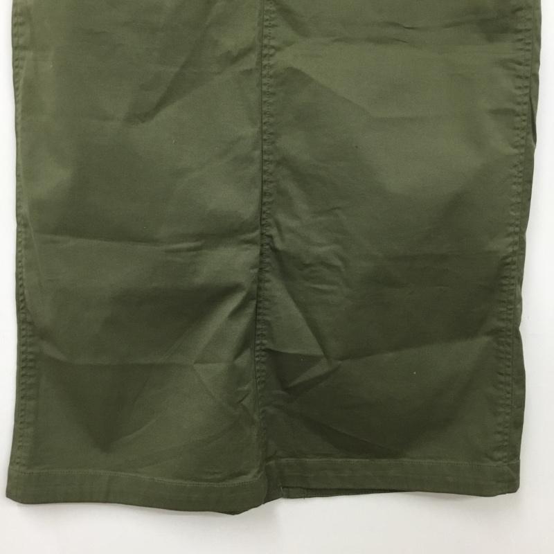 ローリーズファーム LOWRYS FARM スカート ロングスカート ワークスカート FREE 無地 カーキ / カーキ / khaki レディース USED 古着 中古 10156176
