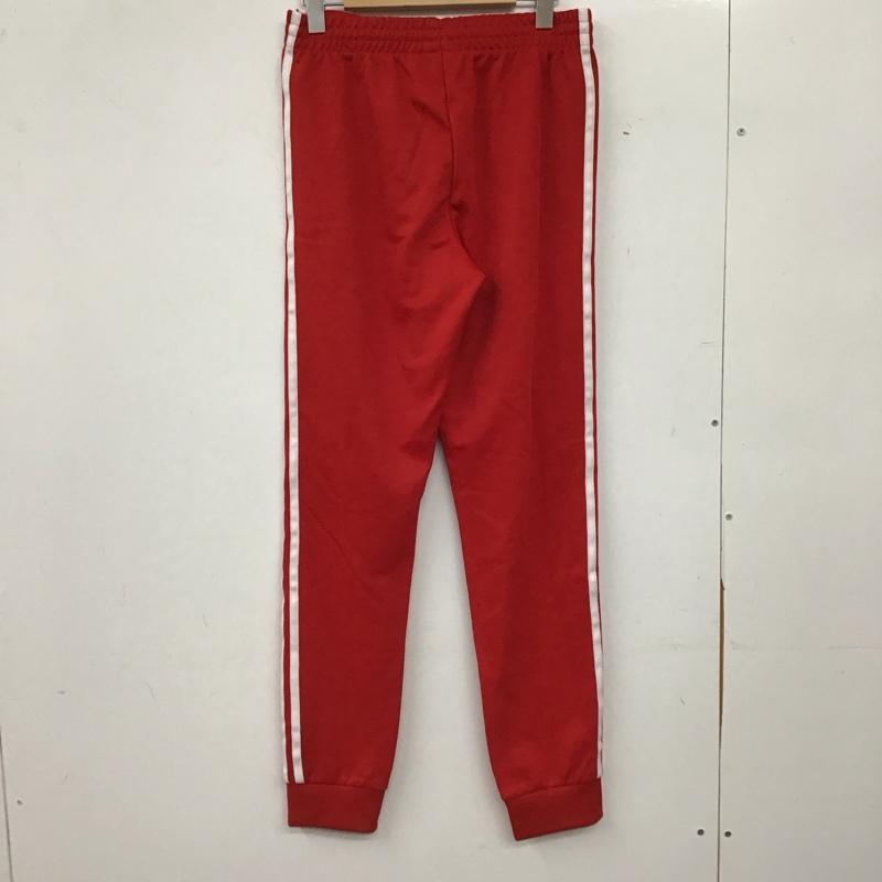 アディダス adidas パンツ ワークパンツ、ペインターパンツ ジャージ スリムパンツ スポーツウェア M ロゴ、文字 赤 / レッド / red メンズ USED 古着 中古 10156177