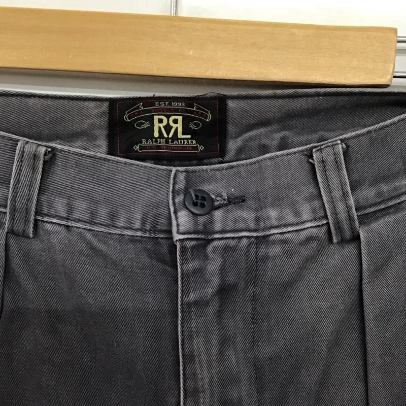 ダブルアールエル ラルフローレン RRL RALPH LAUREN パンツ チノパン チノパン ワイドパンツ カジュアルパンツ 31インチ 無地 ダークグレー / ダークグレー / メンズ USED 古着 中古 10156179