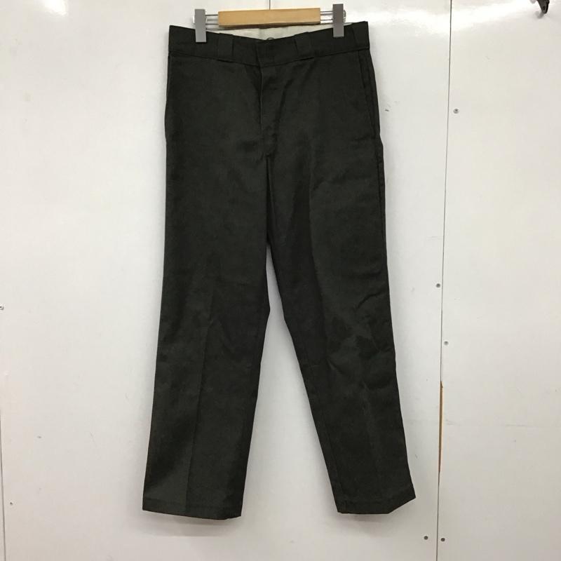 ディッキーズ Dickies パンツ ワークパンツ、ペインターパンツ ワークパンツ ワイドパンツ カジュアルパンツ 30インチ ロゴ、文字 カーキ / カーキ / khaki メンズ USED 古着 中古 10156181