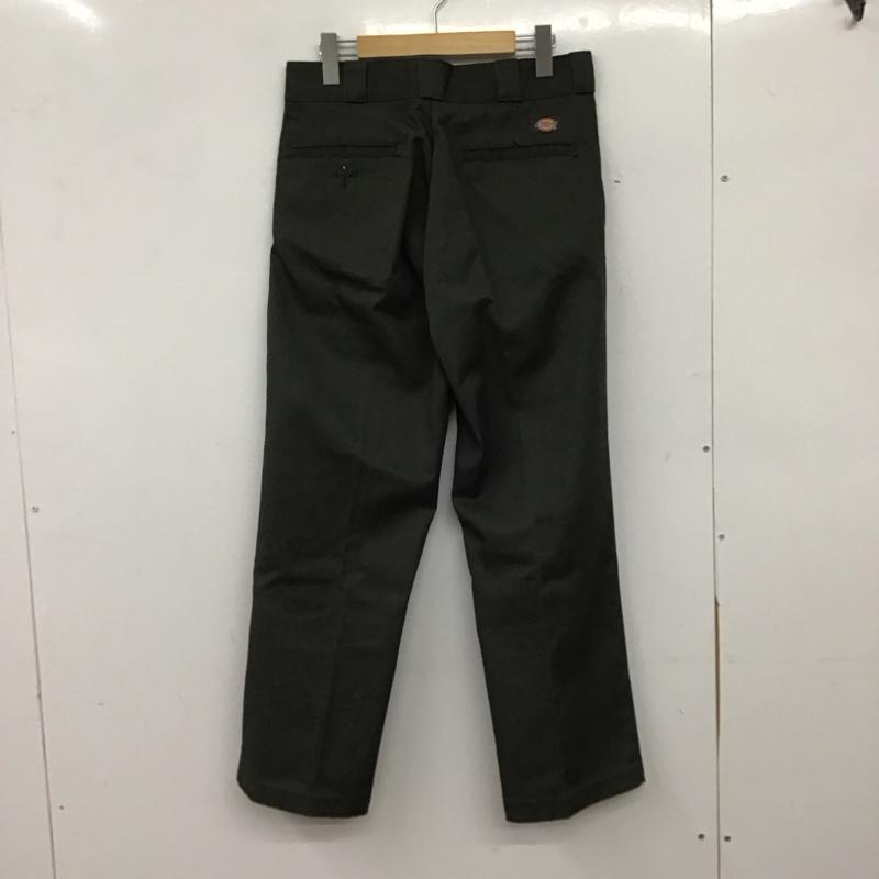 ディッキーズ Dickies パンツ ワークパンツ、ペインターパンツ ワークパンツ ワイドパンツ カジュアルパンツ 30インチ ロゴ、文字 カーキ / カーキ / khaki メンズ USED 古着 中古 10156181