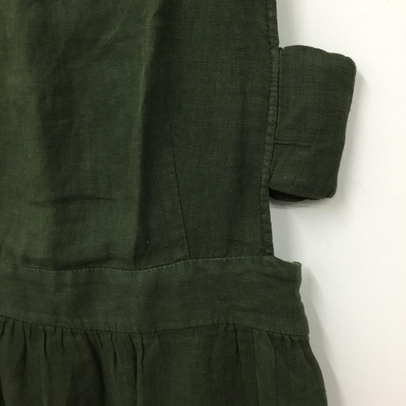 ザラベーシック ZARA BASIC ワンピース ミニスカート M 無地 カーキ / カーキ / khaki レディース USED 古着 中古 10156183