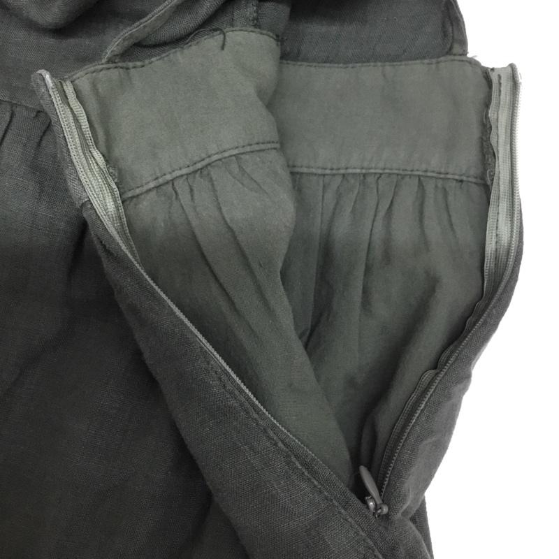 ザラベーシック ZARA BASIC ワンピース ミニスカート M 無地 カーキ / カーキ / khaki レディース USED 古着 中古 10156183