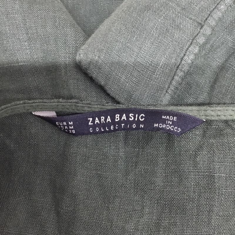 ザラベーシック ZARA BASIC ワンピース ミニスカート M 無地 カーキ / カーキ / khaki レディース USED 古着 中古 10156183