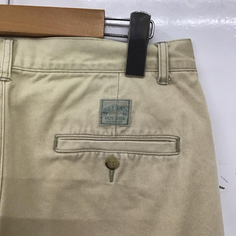 ポロバイラルフローレン Polo by RALPH LAUREN パンツ チノパン チノパン ワイドパンツ カジュアルパンツ 無地 ベージュ / ベージュ / beige メンズ USED 古着 中古 10156184