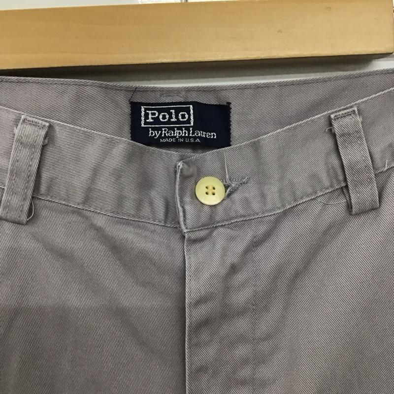 ポロバイラルフローレン Polo by RALPH LAUREN パンツ チノパン チノパン ワイドパンツ カジュアルパンツ 30インチ 無地 灰 / グレー / gray メンズ USED 古着 中古 10156188