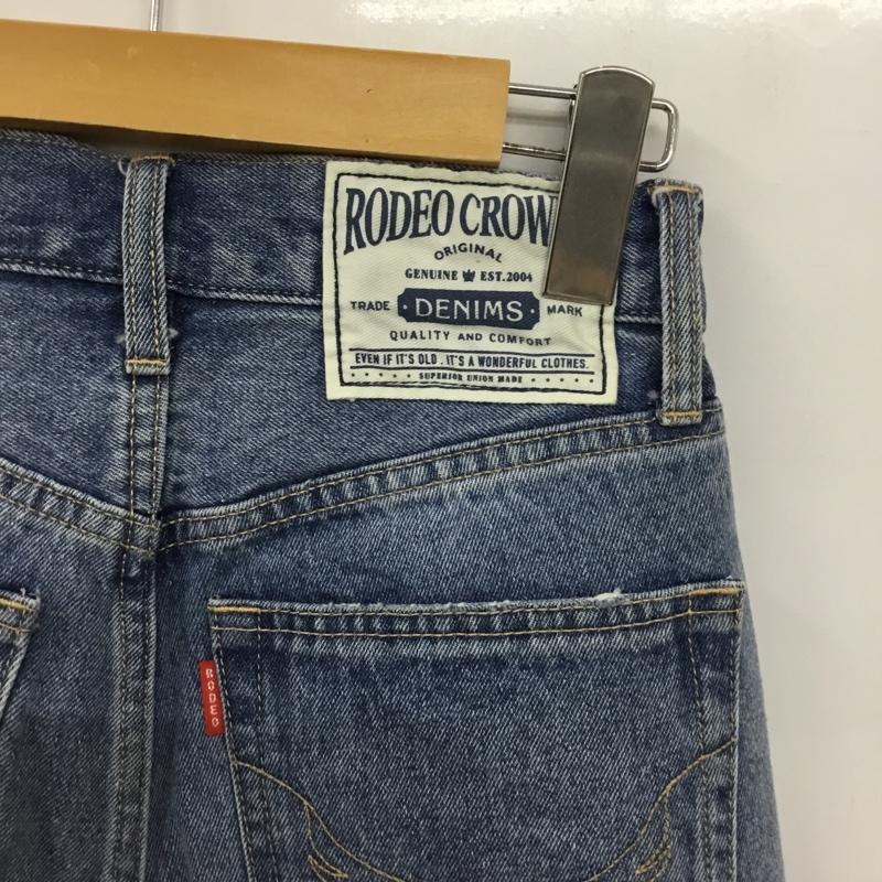 ロデオクラウンズ Rodeo Crowns パンツ デニム、ジーンズ XS 無地 水色 / ライトブルー / レディース USED 古着 中古 10156189