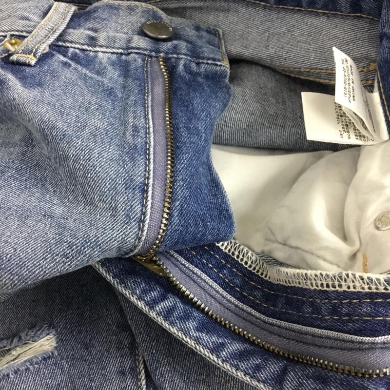 ロデオクラウンズ Rodeo Crowns パンツ デニム、ジーンズ XS 無地 水色 / ライトブルー / レディース USED 古着 中古 10156189