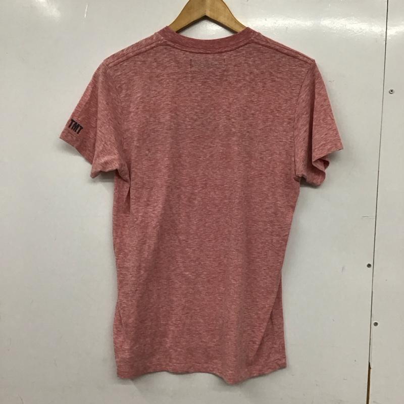 ティーエムティー TMT Tシャツ 半袖 半袖カットソー プリントTシャツ クルーネックカットソー M プリント 赤 / レッド / red メンズ USED 古着 中古 10156195