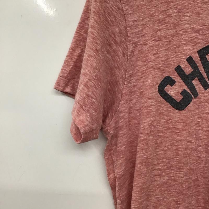 ティーエムティー TMT Tシャツ 半袖 半袖カットソー プリントTシャツ クルーネックカットソー M プリント 赤 / レッド / red メンズ USED 古着 中古 10156195