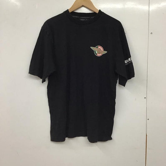 古着 USED Tシャツ 半袖 半袖カットソー プリントTシャツ クルーネックカットソー ducati ロゴ、文字 黒 / ブラック / black メンズ USED 古着 中古 10156196