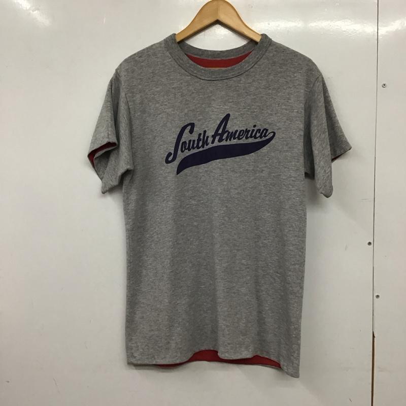 古着 USED Tシャツ 半袖 半袖カットソー プリントTシャツ クルーネックカットソー ロゴ、文字 灰 / グレー / gray メンズ USED 古着 中古 10156198