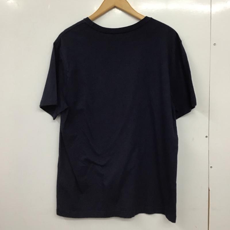 ノーティカ NAUTICA Tシャツ 半袖 半袖カットソー プリントTシャツ クルーネックカットソー L プリント 紺 / ネイビー / navy メンズ USED 古着 中古 10156199