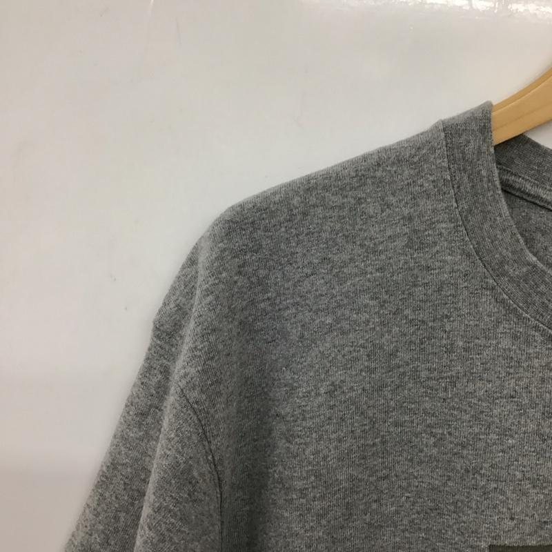 ザノースフェイス THE NORTH FACE Tシャツ 半袖 半袖カットソー プリントTシャツ クルーネックカットソー L ロゴ、文字 灰 / グレー / gray メンズ USED 古着 中古 10156201