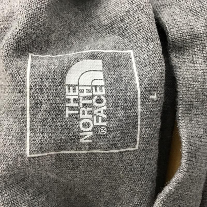 ザノースフェイス THE NORTH FACE Tシャツ 半袖 半袖カットソー プリントTシャツ クルーネックカットソー L ロゴ、文字 灰 / グレー / gray メンズ USED 古着 中古 10156201