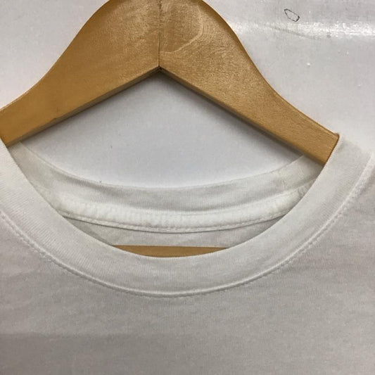 ナイキ NIKE Tシャツ 半袖 半袖カットソー プリントTシャツ クルーネックカットソー M ロゴ、文字 白 / ホワイト / white メンズ USED 古着 中古 10156202