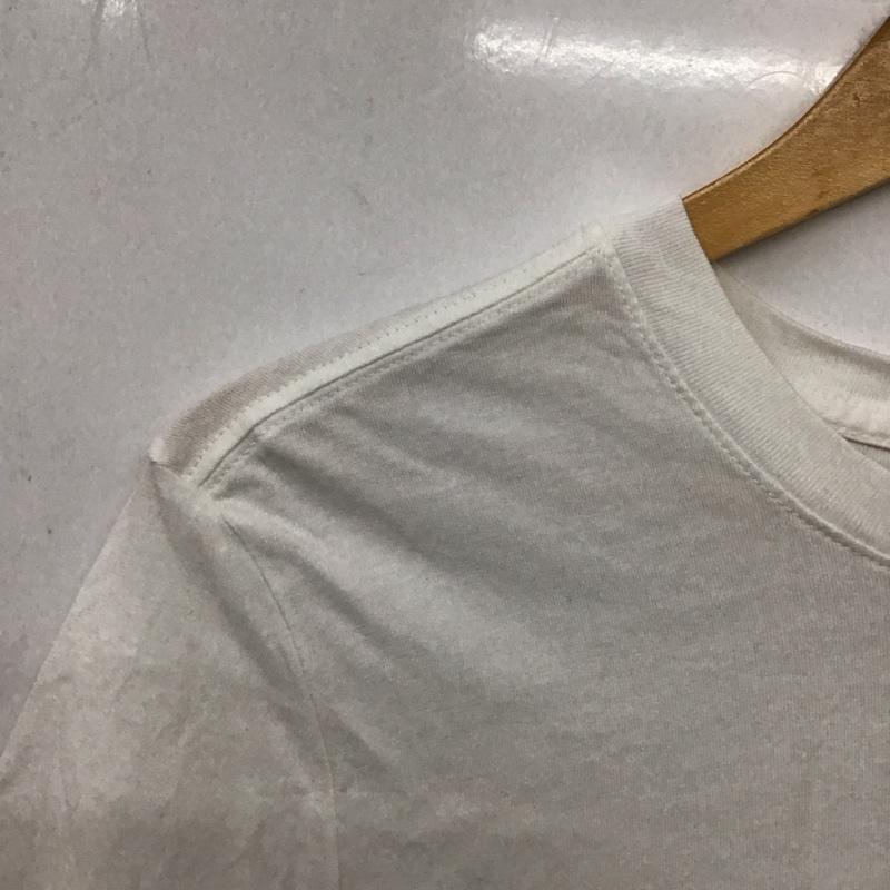 ナイキ NIKE Tシャツ 半袖 半袖カットソー プリントTシャツ クルーネックカットソー M ロゴ、文字 白 / ホワイト / white メンズ USED 古着 中古 10156202
