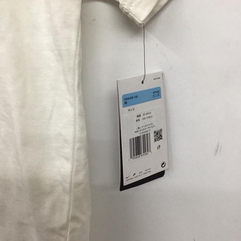 ナイキ NIKE Tシャツ 半袖 半袖カットソー プリントTシャツ クルーネックカットソー M ロゴ、文字 白 / ホワイト / white メンズ USED 古着 中古 10156203