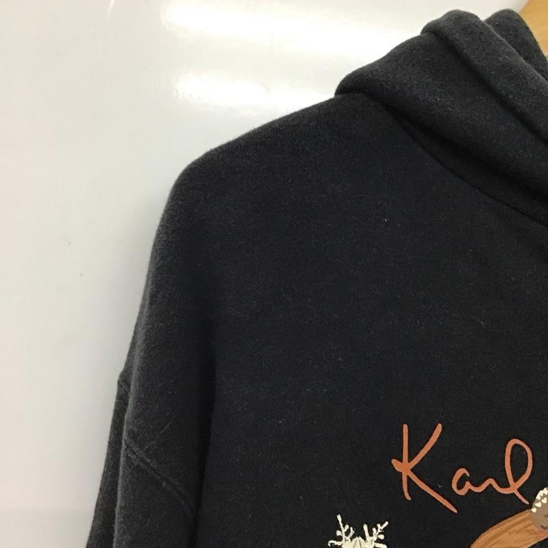 カールヘルム KARLHELMUT パーカー 長袖 長袖パーカー プルオーバーパーカー スウェット M ロゴ、文字 ダークグレー / ダークグレー / メンズ USED 古着 中古 10156204