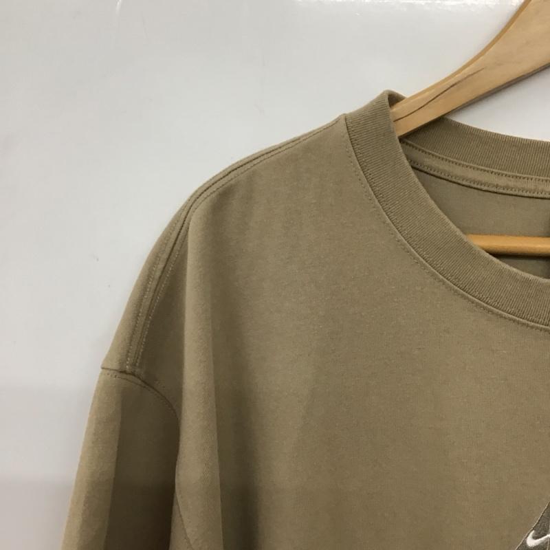 ナイキ エィシージー NIKE ACG Tシャツ 半袖 半袖カットソー 刺繍Tシャツ クルーネックカットソー XL ロゴ、文字 ベージュ / ベージュ / beige メンズ USED 古着 中古 10156205