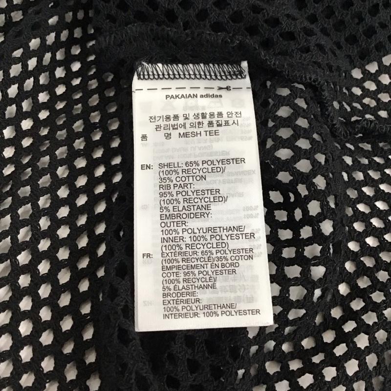 アディダス adidas Tシャツ 半袖 jy7893 ジェレミースコット メッシュ半袖Tシャツ S ロゴ、文字 黒 / ブラック / black メンズ USED 古着 中古 10156207