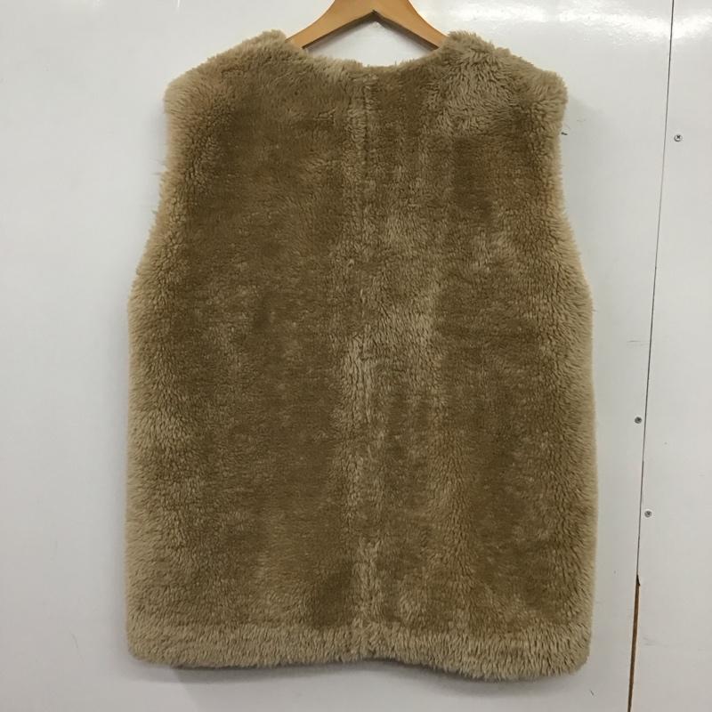 ローリーズファーム LOWRYS FARM ベスト ベスト ファーベスト ノースリーブ FREE 無地 ベージュ / ベージュ / beige レディース USED 古着 中古 10156209