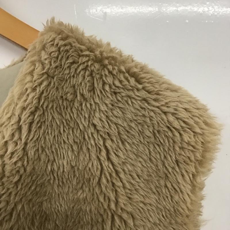 ローリーズファーム LOWRYS FARM ベスト ベスト ファーベスト ノースリーブ FREE 無地 ベージュ / ベージュ / beige レディース USED 古着 中古 10156209