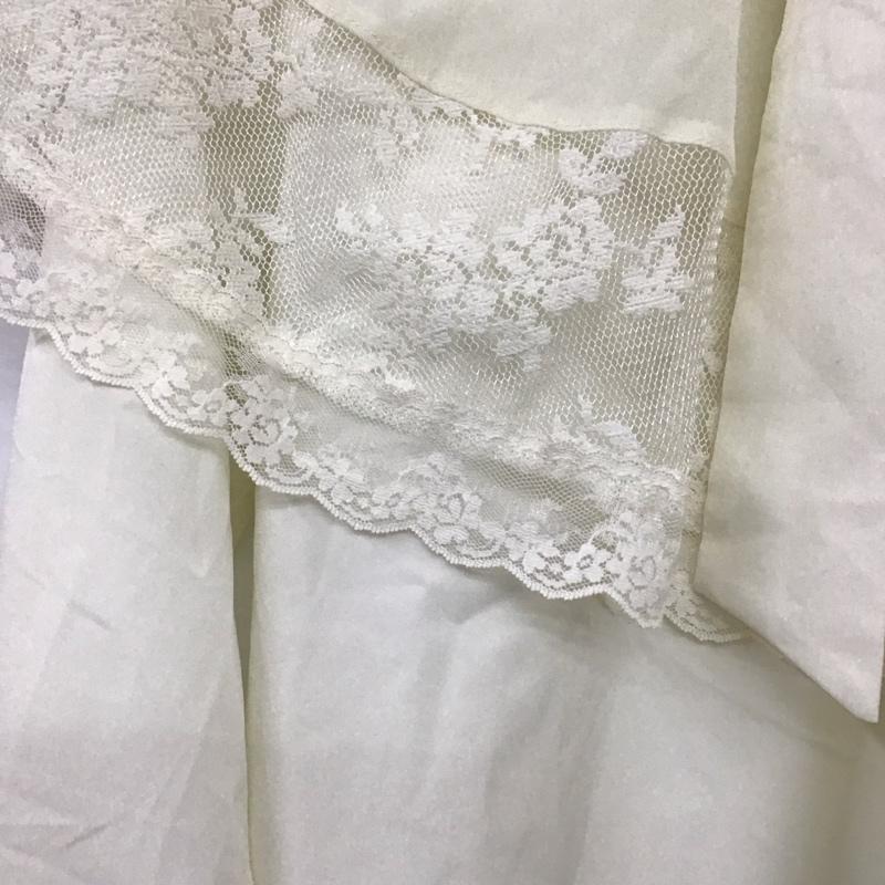 アクシーズファム axes femme シャツ、ブラウス 長袖 長袖シャツ 無地シャツ ノーカラーシャツ FREE 無地 アイボリー / アイボリー / レディース USED 古着 中古 10156216