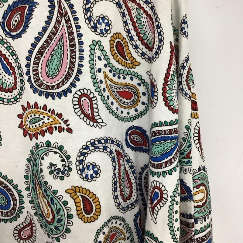 ザラ ZARA TRAFALUC カットソー 長袖 長袖カットソー プリントカットソー フレア袖 M プリント マルチカラー / マルチカラー / multicolor レディース USED 古着 中古 10156217