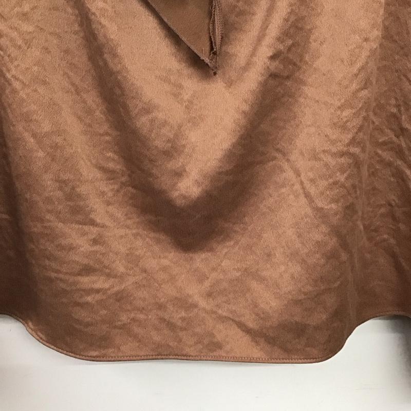 ジルスチュアート JILLSTUART カットソー 長袖 長袖カットソー プルオーバーシャツ フリルカラー S 無地 茶 / ブラウン / brown レディース USED 古着 中古 10156223