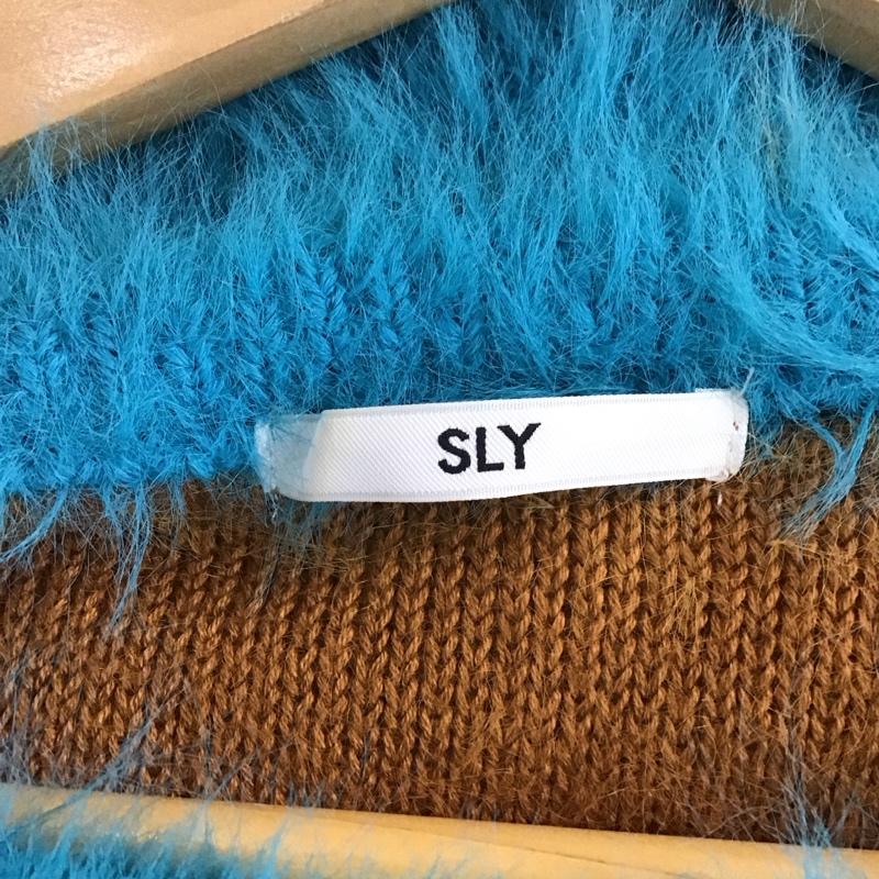 スライ SLY ニット、セーター 長袖 長袖ニット ワイドネック FREE 無地 マルチカラー / マルチカラー / multicolor レディース USED 古着 中古 10156224