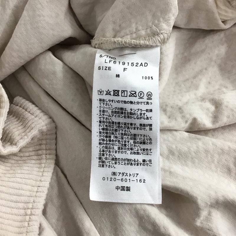 ローリーズファーム LOWRYS FARM シャツ、ブラウス 長袖 長袖シャツ コーデュロイシャツ カジュアルシャツ FREE 無地 アイボリー / アイボリー / レディース USED 古着 中古 10156225