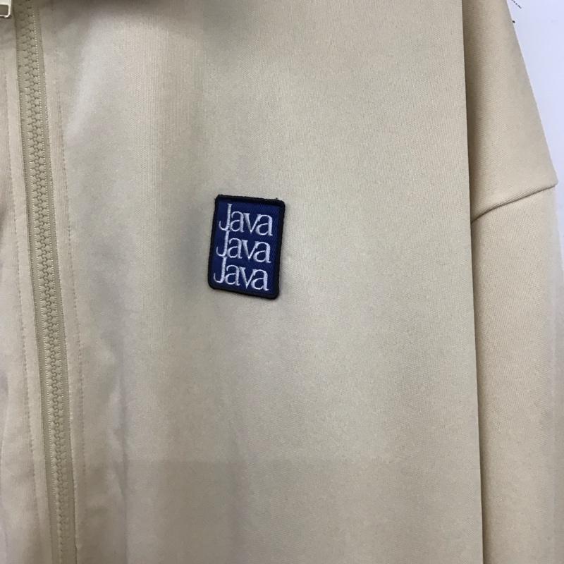 ジャバ Java ジャケット、上着 ジャンパー、ブルゾン ジップアップジャケット アウター 古着 L ロゴ、文字 ベージュ / ベージュ / beige レディース USED 古着 中古 10156227