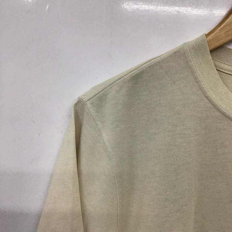 モンベル mont-bell Tシャツ 半袖 半袖カットソー プリントTシャツ クルーネックカットソー S ロゴ、文字 アイボリー / アイボリー / レディース USED 古着 中古 10156228