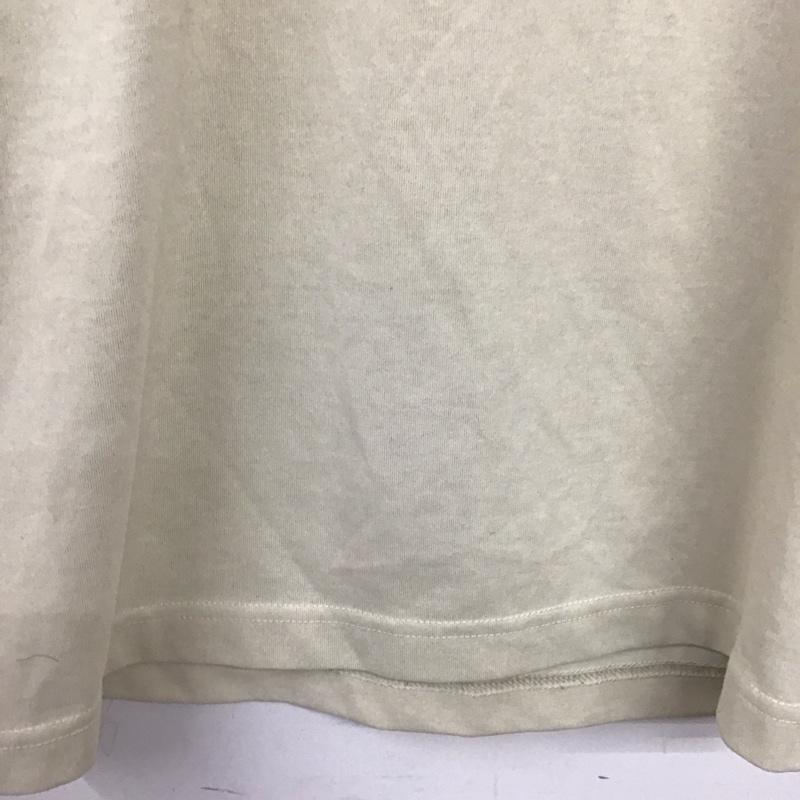 モンベル mont-bell Tシャツ 半袖 半袖カットソー プリントTシャツ クルーネックカットソー S ロゴ、文字 アイボリー / アイボリー / レディース USED 古着 中古 10156228