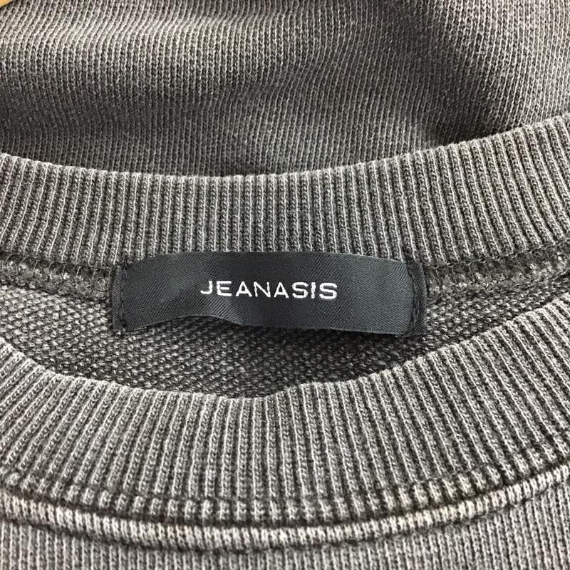 ジーナシス JEANASIS ワンピース ミニスカート 半袖ワンピース スウェットワンピース FREE 無地 ダークグレー / ダークグレー / レディース USED 古着 中古 10156230