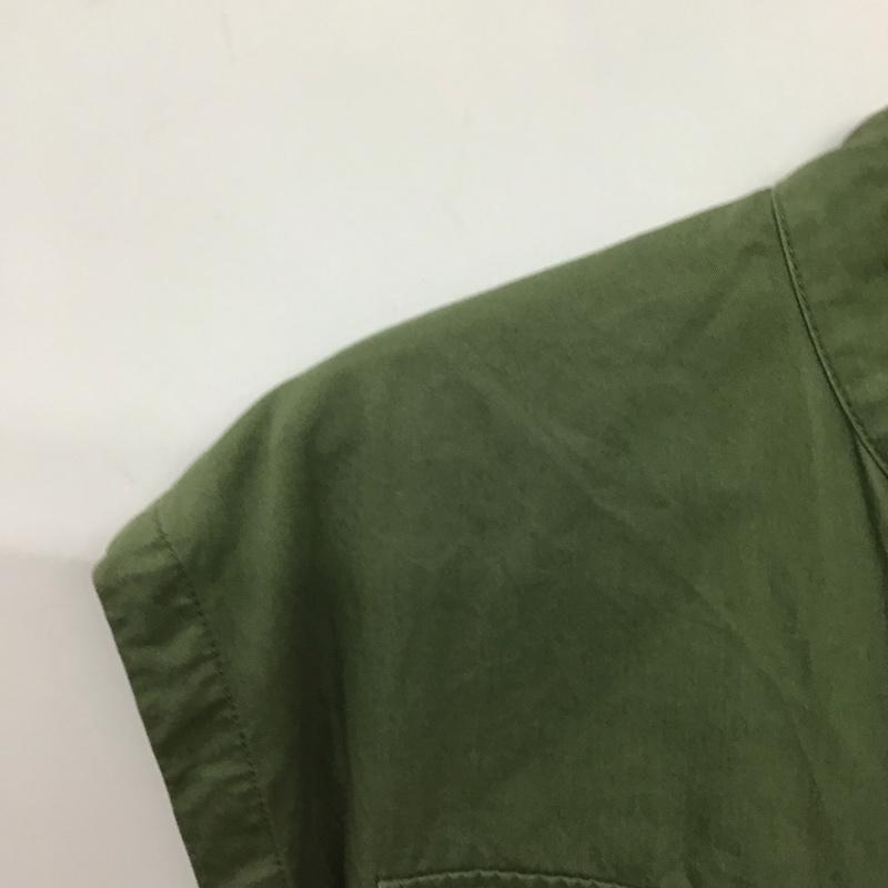 ディスコート Discoat ベスト ベスト ベスト フロントボタン ノースリーブ FREE 無地 カーキ / カーキ / khaki レディース USED 古着 中古 10156232